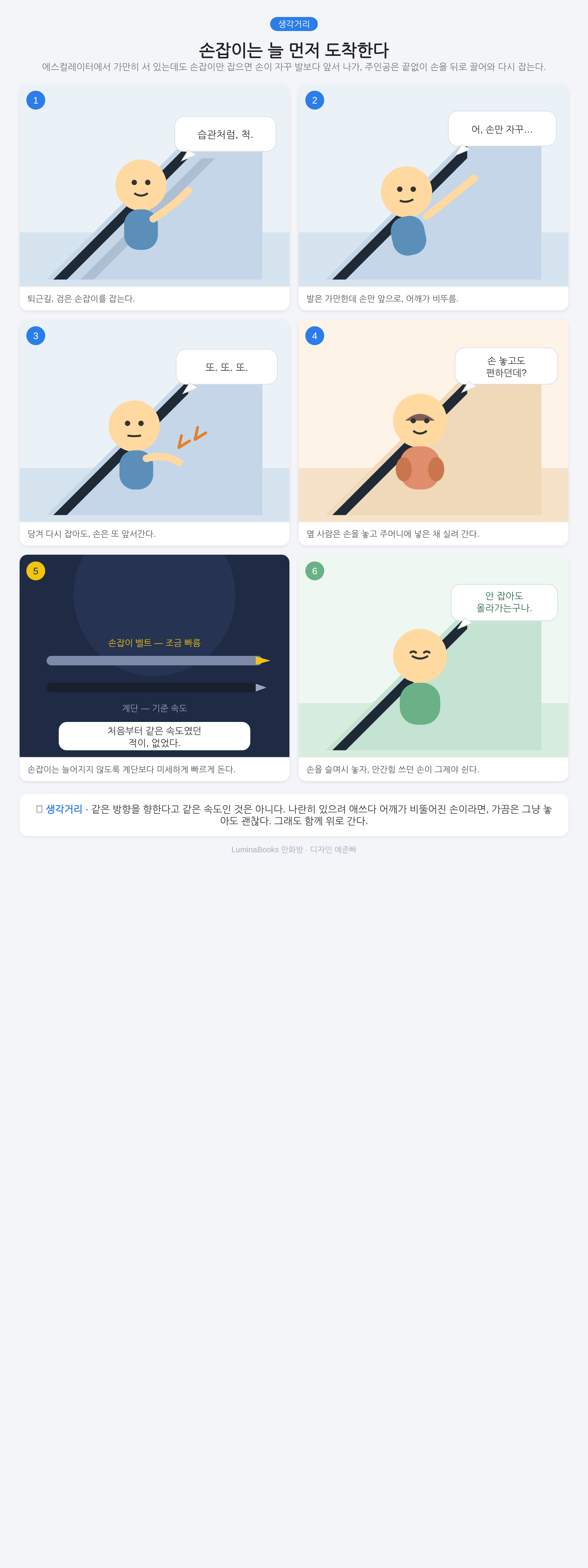 손잡이는 늘 먼저 도착한다