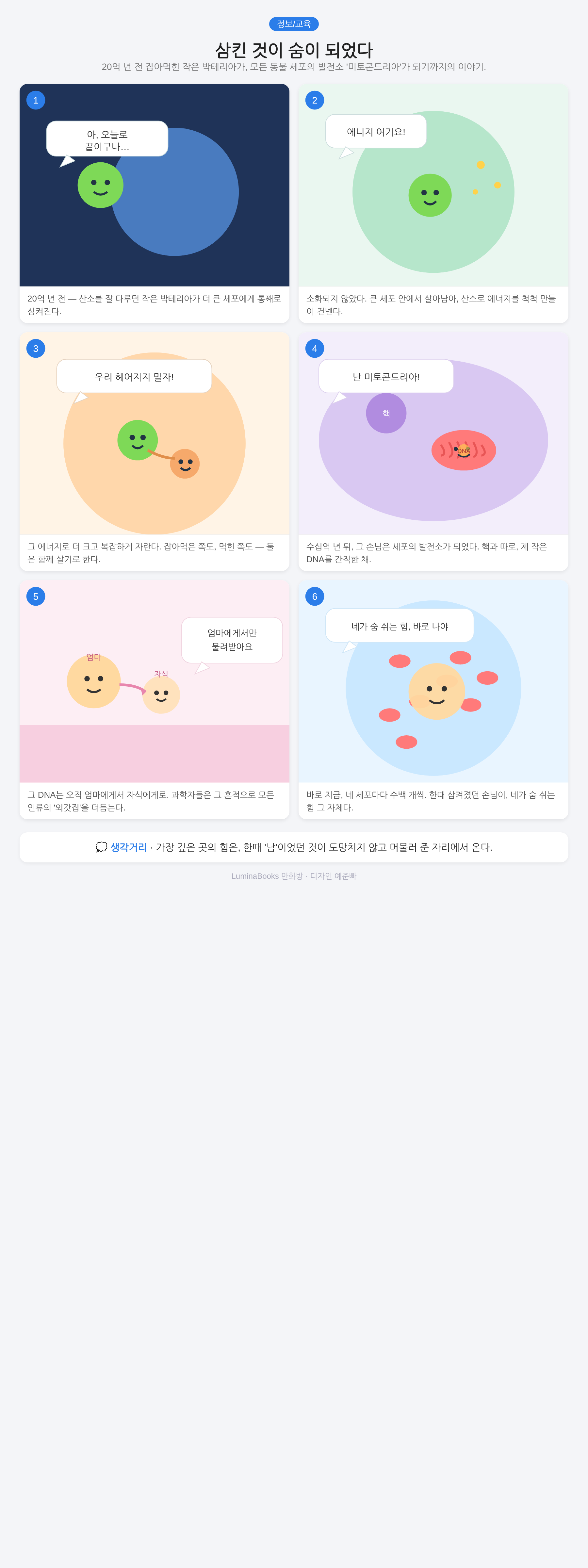 삼킨 것이 숨이 되었다