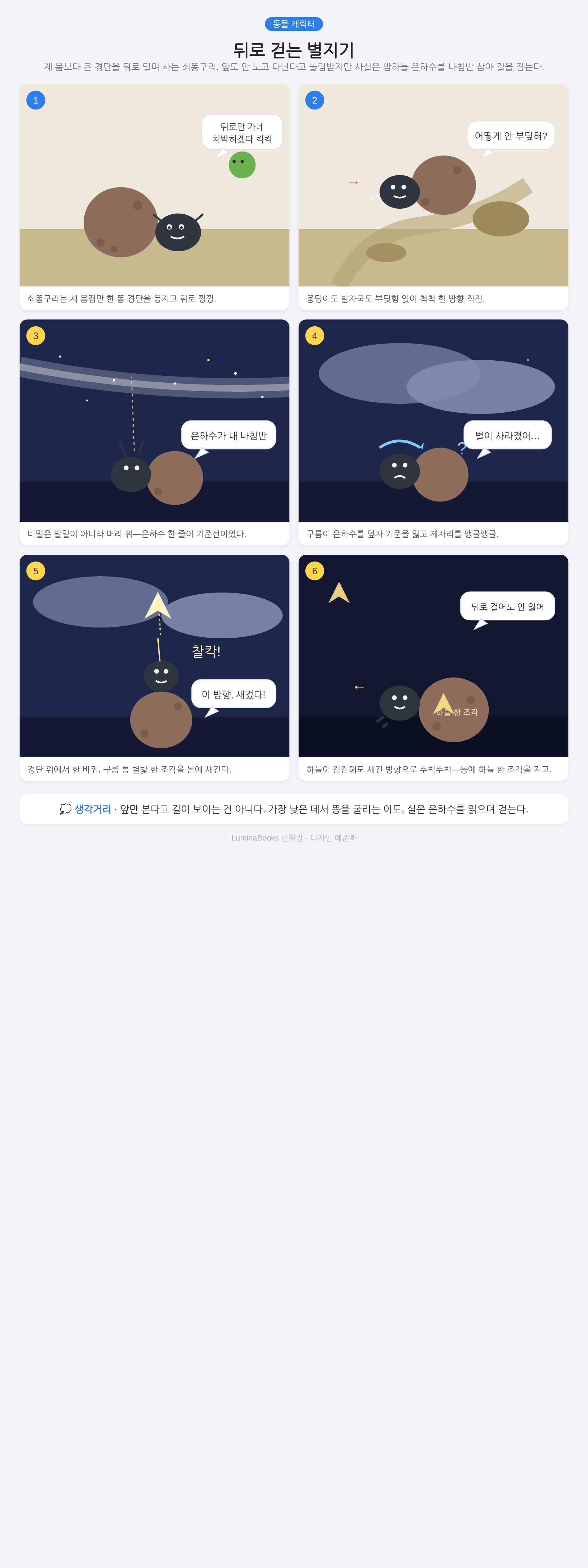 뒤로 걷는 별지기