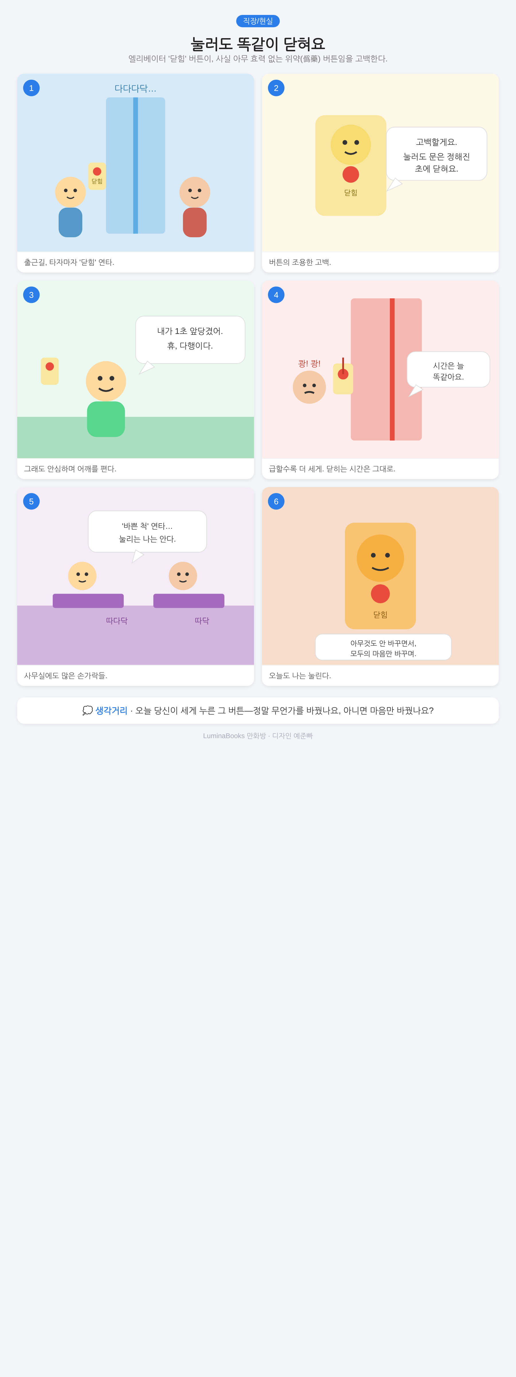 눌러도 똑같이 닫혀요