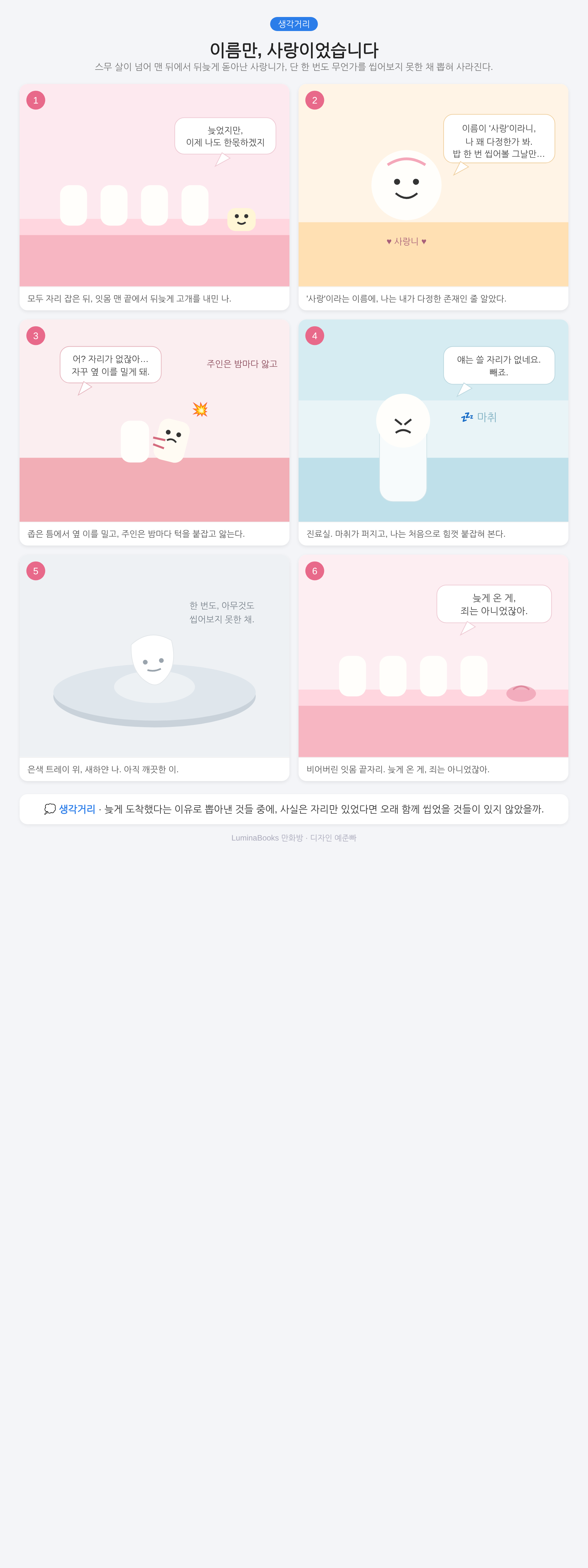 이름만, 사랑이었습니다