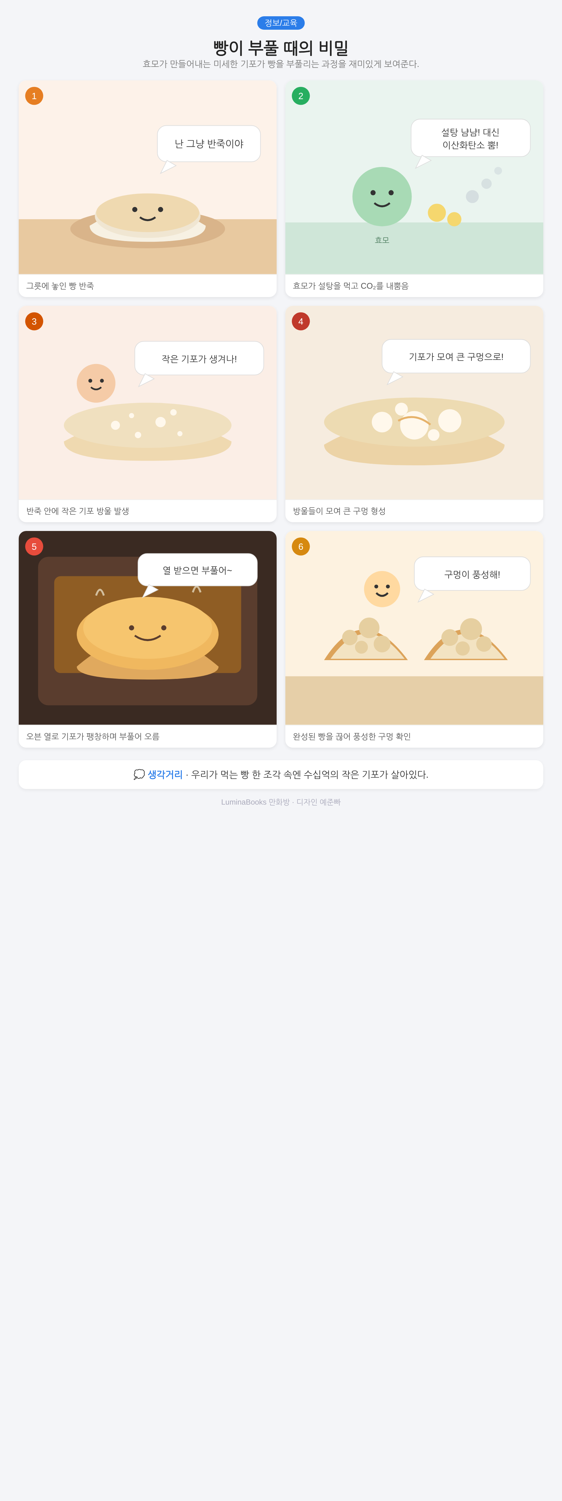 빵이 부풀 때의 비밀